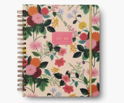 2025-2026 17-Month Academic Hardcover Spiral Planner|RIFLE PAPER Co. Fashion