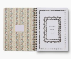 2026 12-Month Softcover Spiral Planner|RIFLE PAPER Co. New