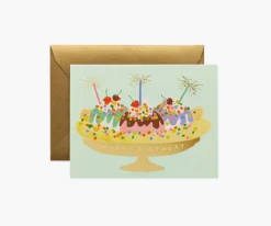 Banana Split Birthday Greeting Card|RIFLE PAPER Co. Sale