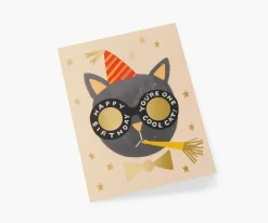 Birthday Cat Greeting Card|RIFLE PAPER Co. Clearance
