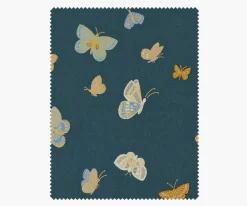 Butterfly House Canvas Metallic Fabric|RIFLE PAPER Co. Clearance