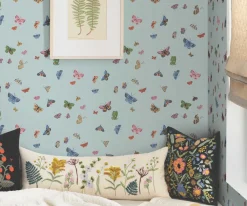 Butterfly House Peel & Stick Wallpaper|RIFLE PAPER Co. Sale