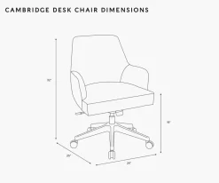 Cambridge Desk Chair|RIFLE PAPER Co. Discount