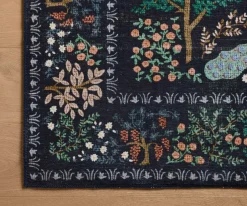 Canopy Peacock Forest Printed Rug|RIFLE PAPER Co. New