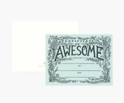 Certificate of Awesome|RIFLE PAPER Co. Outlet