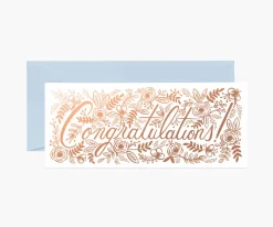 Champagne Floral Congrats|RIFLE PAPER Co. Outlet