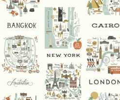 City Maps Wallpaper|RIFLE PAPER Co. Clearance