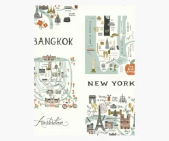 City Maps Wallpaper Sample|RIFLE PAPER Co. New