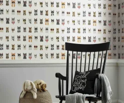 Cool Cats Peel & Stick Wallpaper Sample|RIFLE PAPER Co. Hot