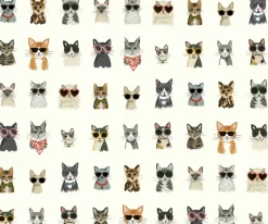 Cool Cats Peel & Stick Wallpaper|RIFLE PAPER Co. Best