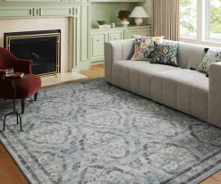 Courtyard Chateau Printed Rug|RIFLE PAPER Co. Clearance