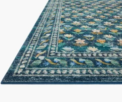 Courtyard Hadley Printed Rug|RIFLE PAPER Co. Clearance