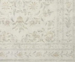Courtyard Lily Printed Rug|RIFLE PAPER Co. Sale