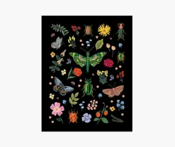 Curio Charcoal Art Print|RIFLE PAPER Co. Fashion