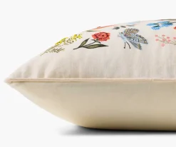 Curio Garden Embroidered Pillow|RIFLE PAPER Co. Outlet