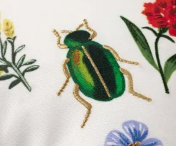 Curio Vignette Embroidered Pillow|RIFLE PAPER Co. Sale