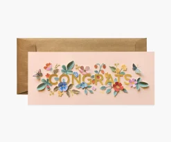Cut Paper Congrats|RIFLE PAPER Co. Fashion