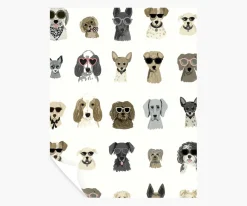 Dog Days Peel & Stick Wallpaper Sample|RIFLE PAPER Co. Online
