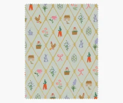 Easter Lattice Canvas Metallic Fabric|RIFLE PAPER Co. Fashion