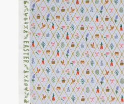 Easter Lattice Cotton Metallic Fabric|RIFLE PAPER Co. New