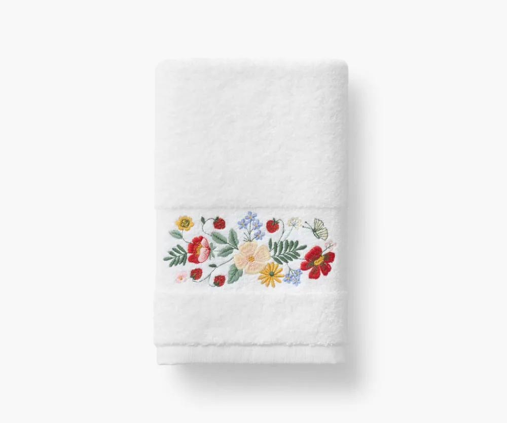 Embroidered Hand Towel|RIFLE PAPER Co. Outlet