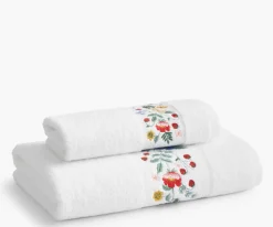 Embroidered Hand Towel|RIFLE PAPER Co. Outlet