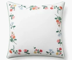 Embroidered Pillow Cover|RIFLE PAPER Co. Outlet