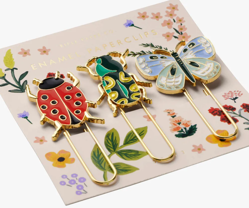 Enamel Paper Clip Set|RIFLE PAPER Co. Best