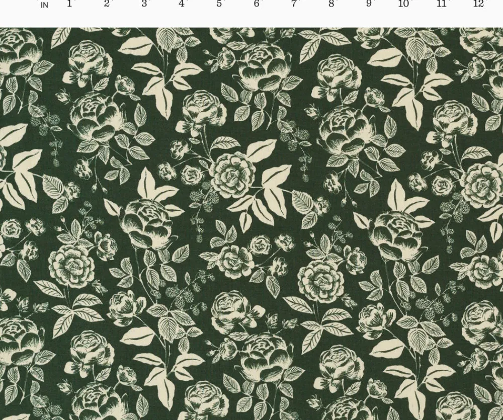 English Rose Cotton Fabric|RIFLE PAPER Co. Discount