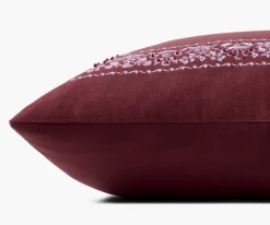 Estee Border Embroidered Pillow|RIFLE PAPER Co. Discount