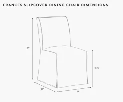 Frances Slipcover Dining Chair|RIFLE PAPER Co. Fashion