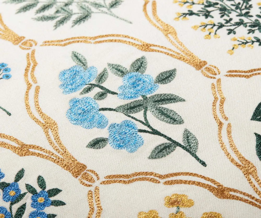 Hawthorne Embroidered Pillow|RIFLE PAPER Co. New