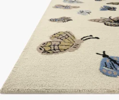 Highgrove Butterfly House Wool Hooked Rug|RIFLE PAPER Co. Best