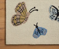 Highgrove Butterfly House Wool Hooked Rug|RIFLE PAPER Co. Best