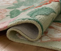 Highgrove Roses Wool Hooked Rug|RIFLE PAPER Co. Outlet