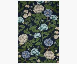 Highgrove Roses Wool Hooked Rug|RIFLE PAPER Co. Sale