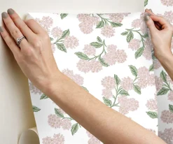 Hydrangea Peel & Stick Wallpaper|RIFLE PAPER Co. Hot