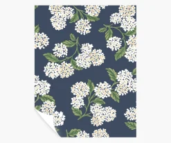 Hydrangea Peel & Stick Wallpaper Sample|RIFLE PAPER Co. Sale