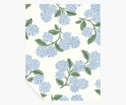 Hydrangea Peel & Stick Wallpaper Sample|RIFLE PAPER Co. Clearance