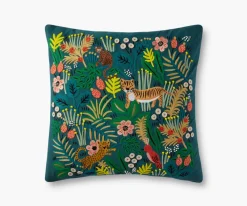 Jungle Embroidered Pillow|RIFLE PAPER Co. Sale