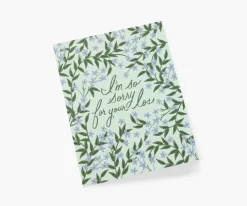 Laurel Sympathy Greeting Card|RIFLE PAPER Co. Fashion