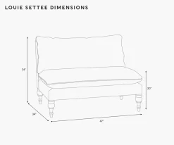 Louie Settee|RIFLE PAPER Co. Online