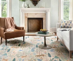Menagerie Forest Printed Rug|RIFLE PAPER Co. New