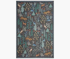 Menagerie Forest Printed Rug|RIFLE PAPER Co. Clearance