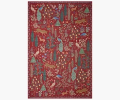 Menagerie Forest Printed Rug|RIFLE PAPER Co. Online