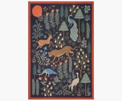 Menagerie Les Fauves Printed Rug|RIFLE PAPER Co. Online
