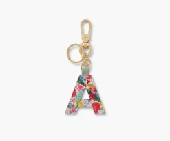 Monogram Key Ring|RIFLE PAPER Co. Outlet