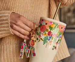 Monogram Key Ring|RIFLE PAPER Co. Outlet