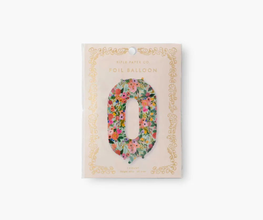 Numbered Foil Balloon|RIFLE PAPER Co. Sale