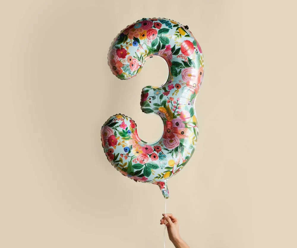 Numbered Foil Balloon|RIFLE PAPER Co. Sale